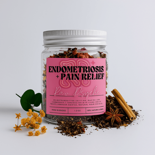 Endometriosis +Pain Relief Tea (8 oz) - raw psycheTPJ-ENDO-COMFORT-1.2ozraw psyche12.00