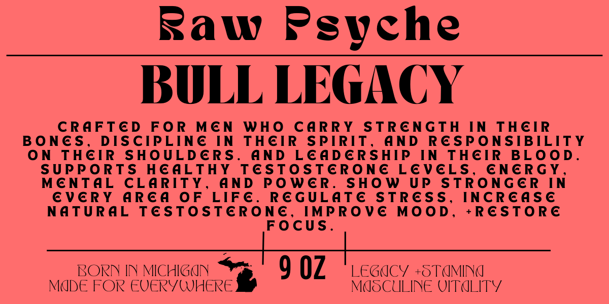 Bull Legacy Tincture - raw psycheTIN-BULLLEGACY-1OZraw psyche1 oz