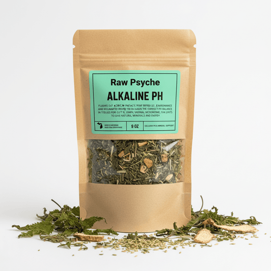 Alkaline pH - raw psycheTEA-ALKALINEPH-BAGraw psyche9 oz Bag