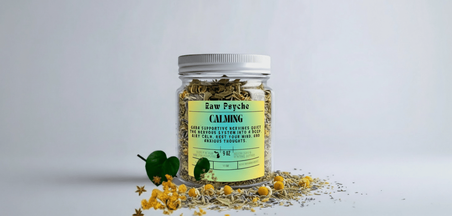Calming - raw psycheTEA-CALMING-JARraw psyche11 oz Jar
