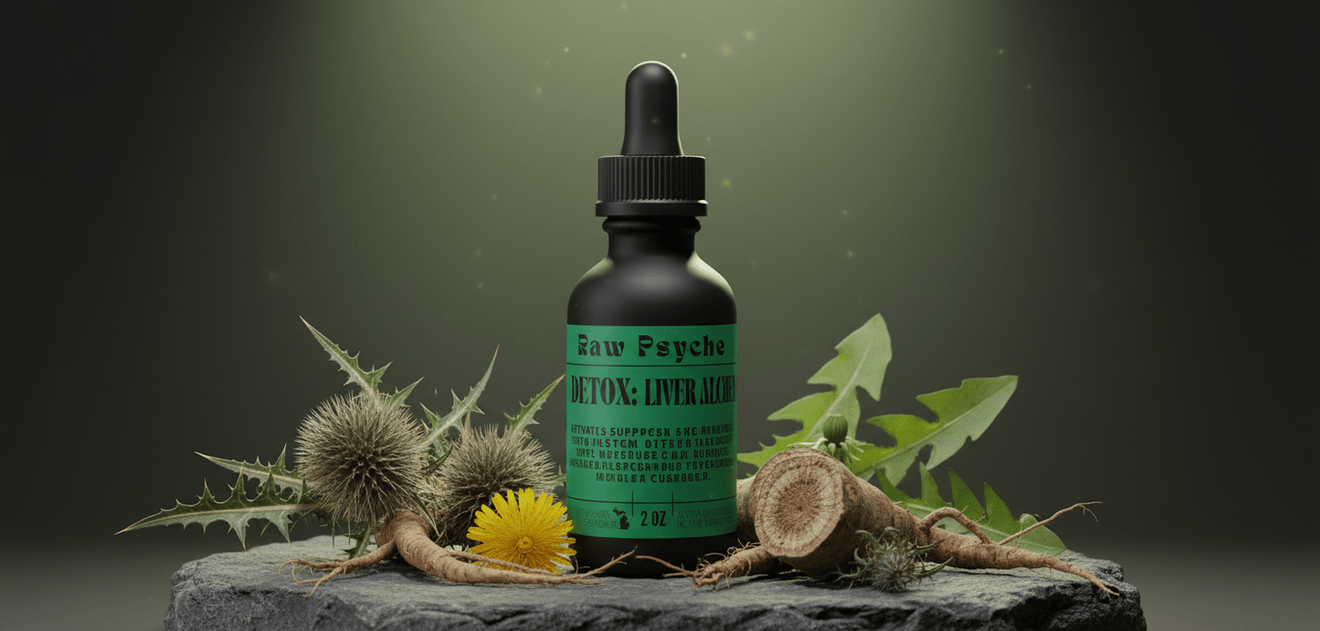 Detox: Liver Alchemy Tincture - raw psycheTIN-DETOXLIVERALCHEMY-2OZraw psyche2 oz
