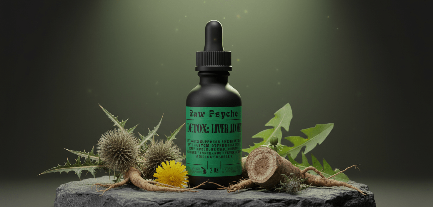 Detox: Liver Alchemy Tincture - raw psycheTIN-DETOXLIVERALCHEMY-2OZraw psyche2 oz