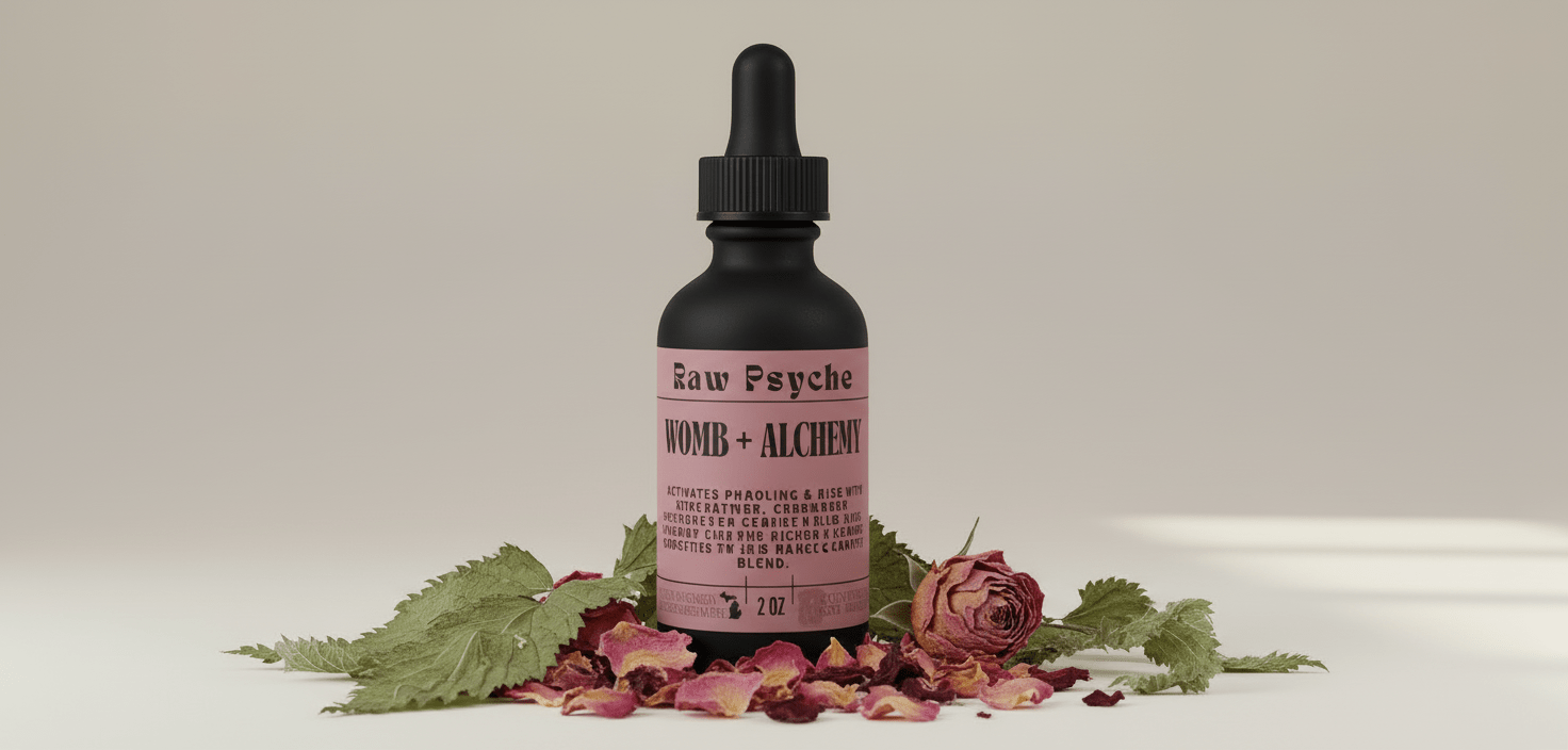 Womb + Alchemy: Full Cycle Tincture - raw psycheTIN-WOMBFULLCYCLE-1OZraw psyche1 oz