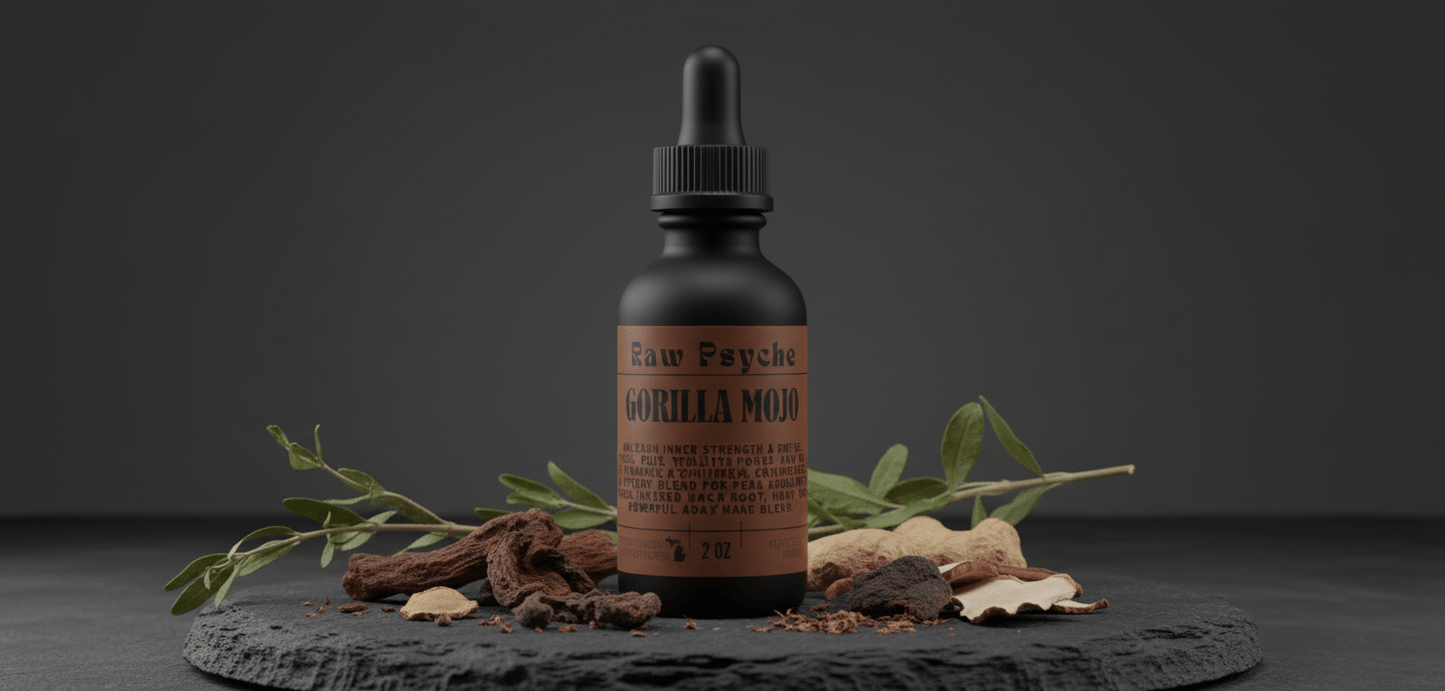 Gorilla Mojo Tincture - raw psycheTIN-GORILLAMOJO-1OZraw psyche1 oz