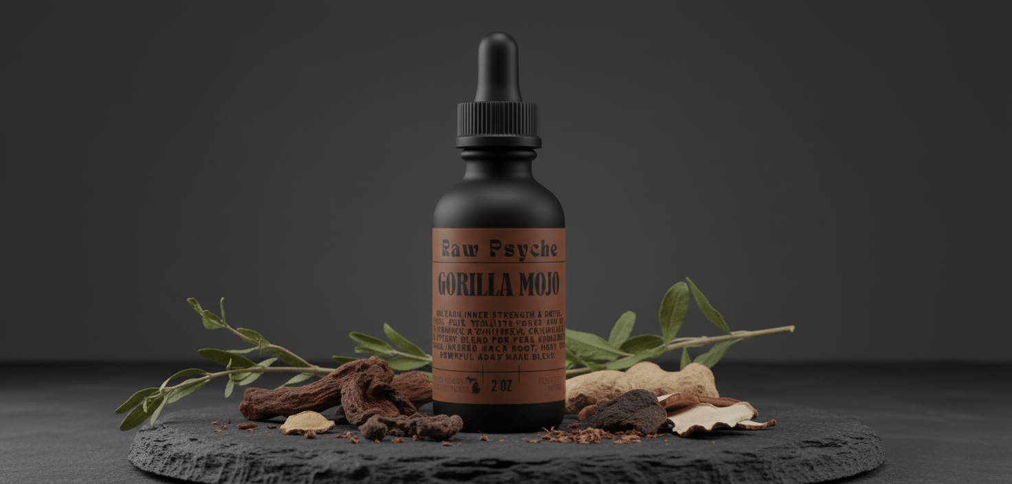 Gorilla Mojo Tincture - raw psycheTIN-GORILLAMOJO-1OZraw psyche1 oz