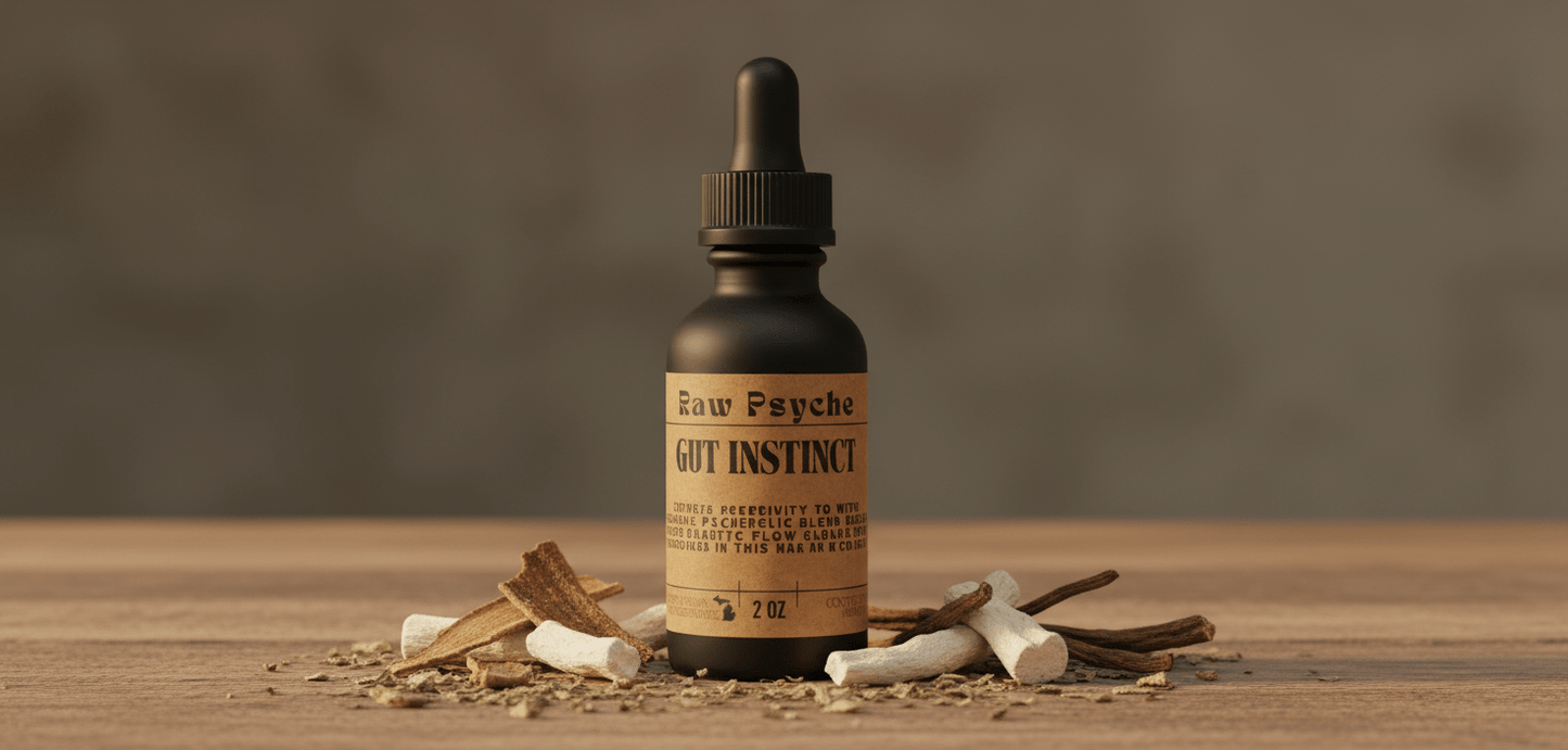 Gut Instinct Tincture (with microbiome + candida support) - raw psycheTIN-GUTINSTINCT-1OZraw psyche1 oz