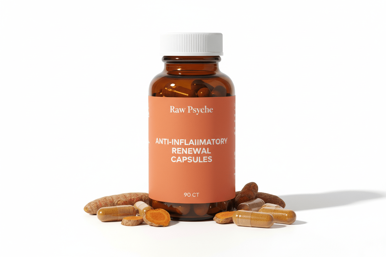 Anti - inflammatory Renewal Capsules (90 ct) - raw psycheCAP-ANTIINFLAM-90ctraw psyche