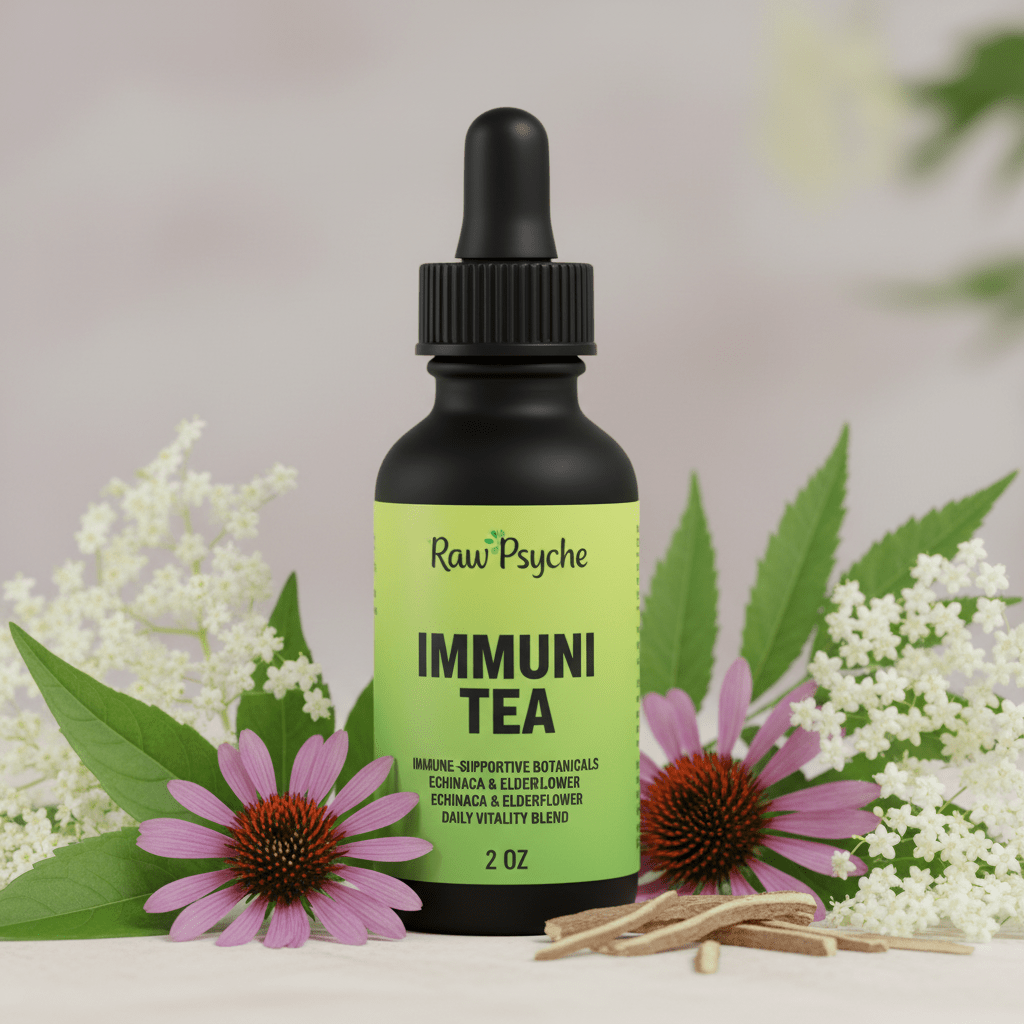 Immuni Tea Tincture - raw psycheTIN-IMMUNITINCTURE-1OZraw psyche1 oz
