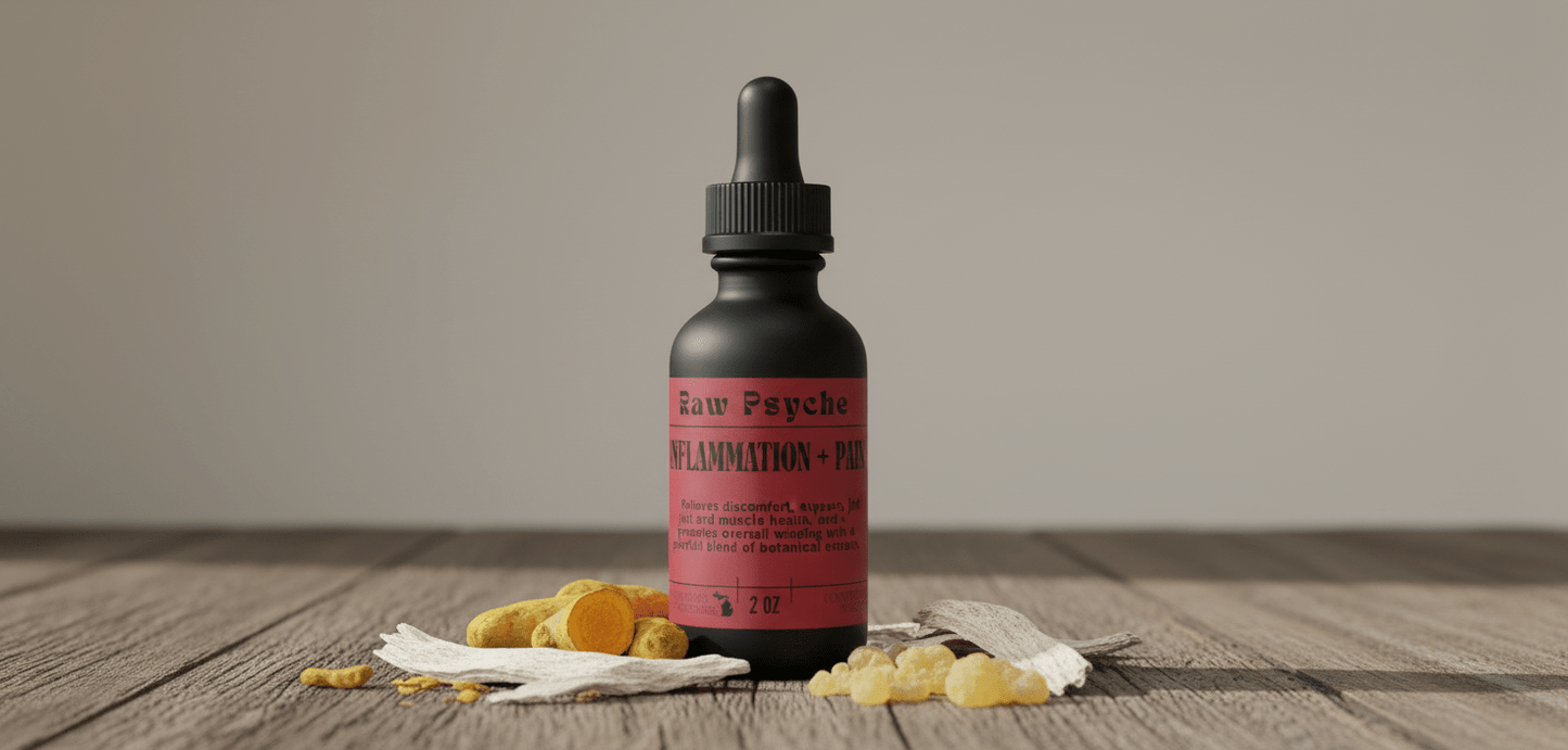 Inflammation + Pain Tincture - raw psycheTIN-INFLAMMATIONPAIN-1OZraw psyche1 oz