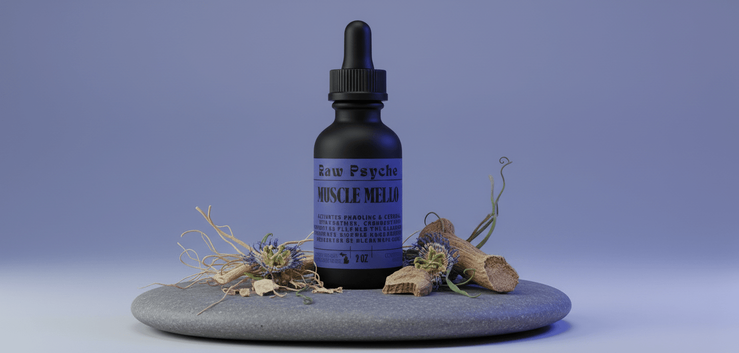 Muscle Mello Tincture - raw psycheTIN-MUSCLEMELLO-1OZraw psyche1 oz