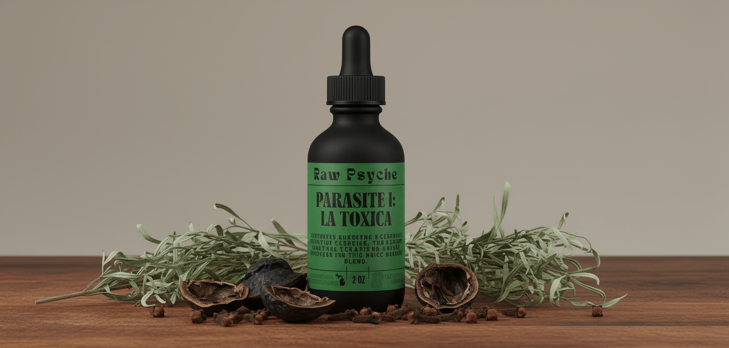 Parasite I: La Toxica Tincture - raw psycheTIN-PARASITEILATOXICA-1OZraw psyche1 oz