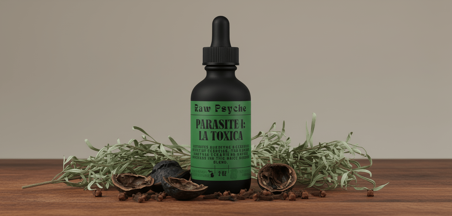 Parasite I: La Toxica Tincture - raw psycheTIN-PARASITEILATOXICA-1OZraw psyche1 oz