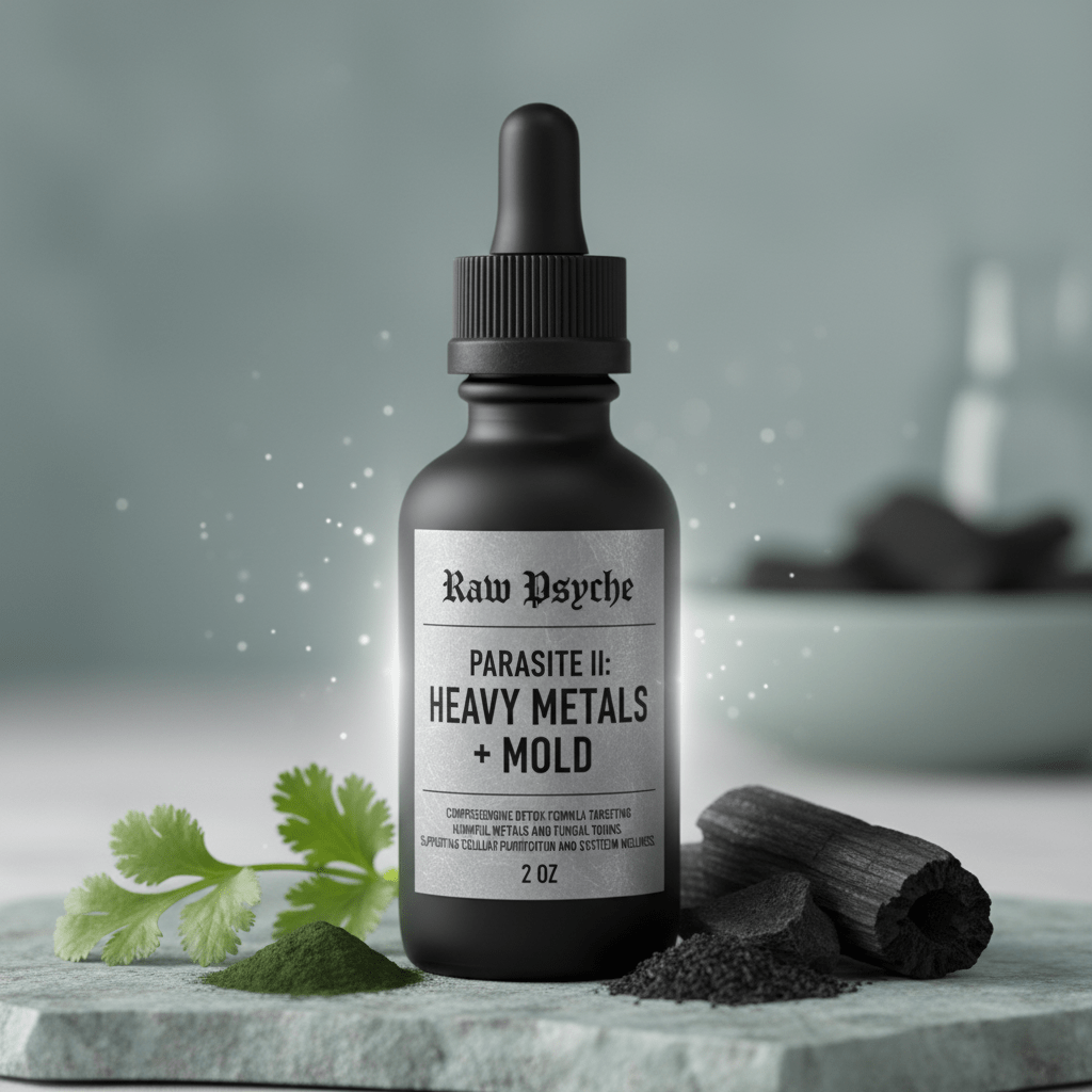 Parasite II: Heavy Metals + Mold + Fungal Tincture - raw psycheTIN-PARASITEIIHEAVYMETALSMOLDFUNGAL-1OZraw psyche1 oz