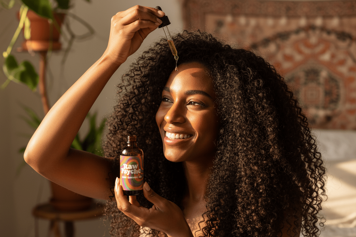 Honey Bush Raw Growth Hair Oil - raw psycheraw-growth-hair-oil-1ozraw psyche4 oz