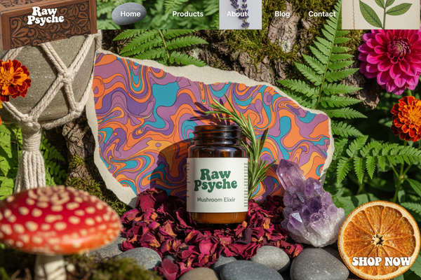 Raw Psyche - Photographic Collage Design